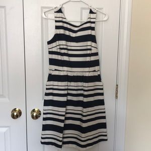 The Limited blue and white dress